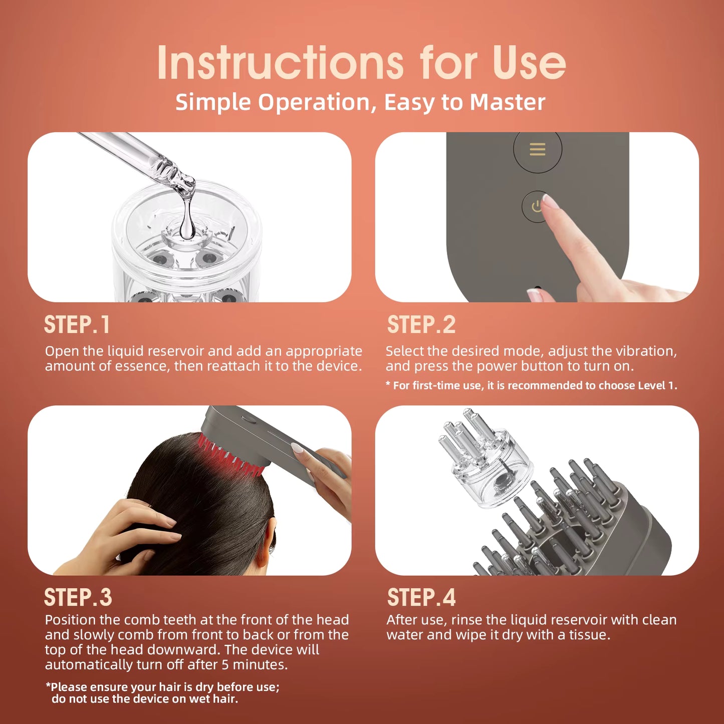 MAVI LUMÈ - LED & EMS Hair Growth Massager