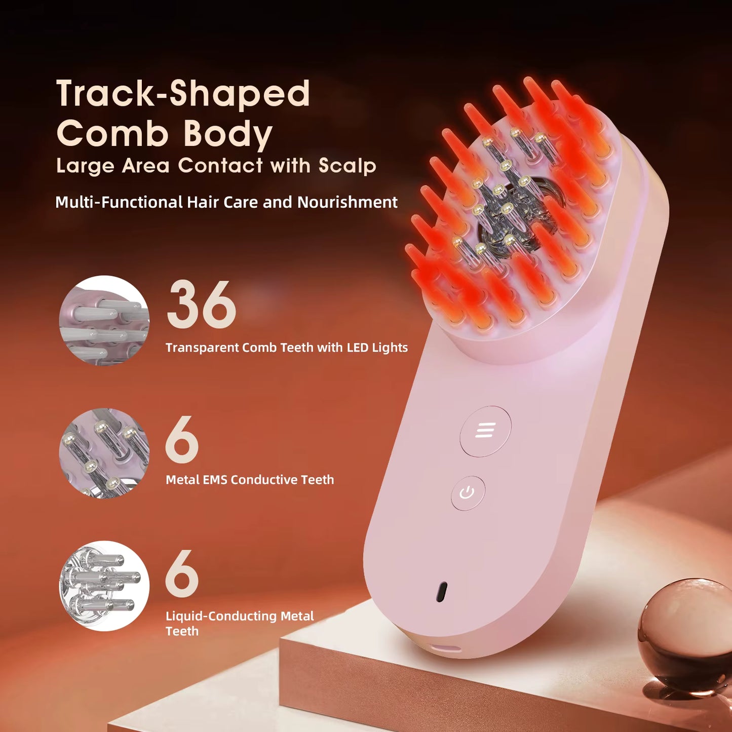 MAVI LUMÈ - LED & EMS Hair Growth Massager