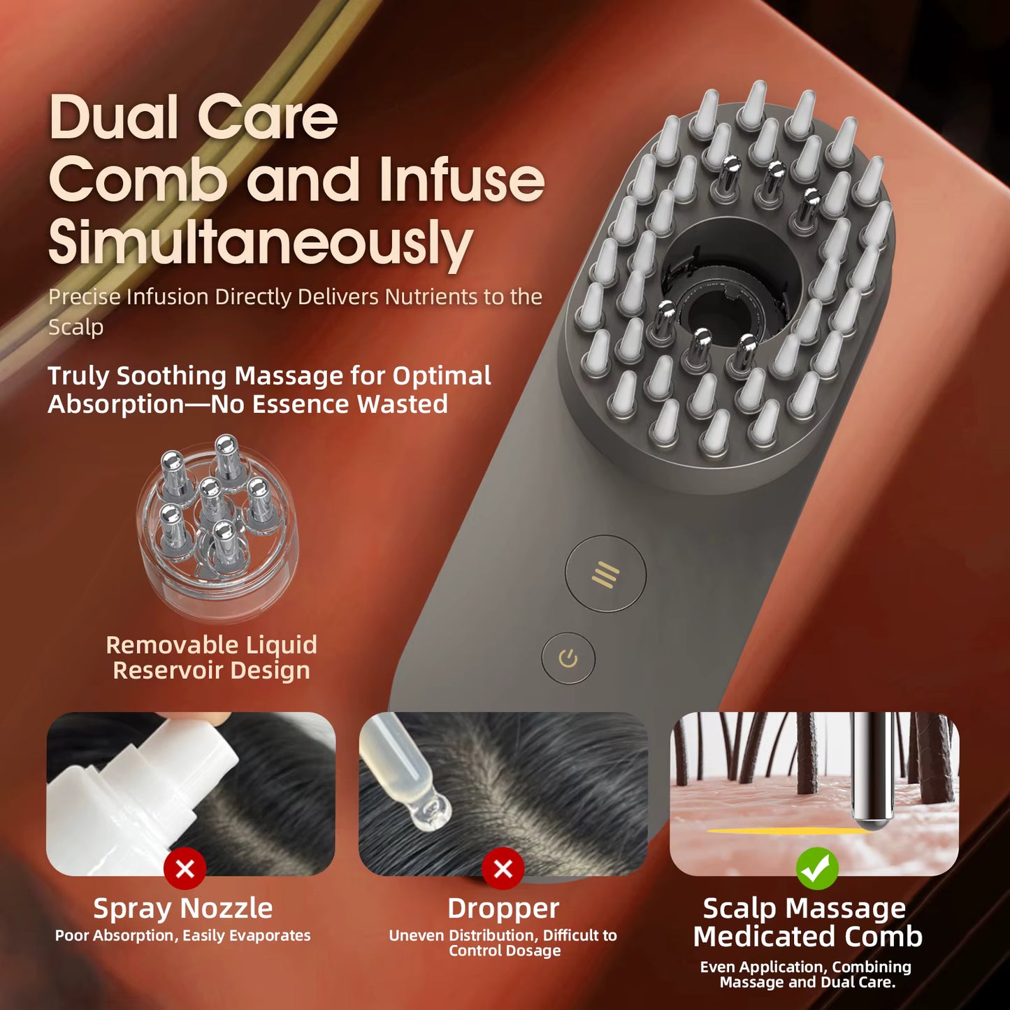 MAVI LUMÈ - LED & EMS Hair Growth Massager